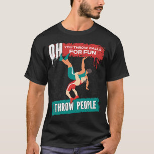 Camiseta Luta Cite Que Joga Bolas Para Me Divertir Eu Jogo