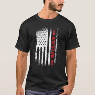 Camiseta Luta com Bandeira Esportiva dos EUA