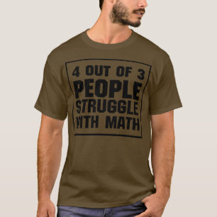 Camiseta Luta Com Engraçado Matemático