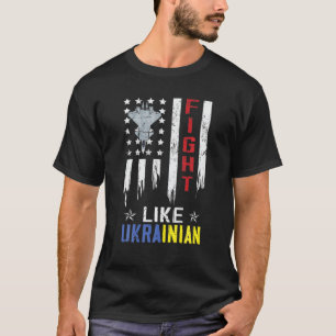 Camiseta Luta Como O Apoio Ucraniano Ao Orgulho Da Ucrânia 