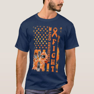 Camiseta Luta contra a bandeira dos EUA Sensibilização cris