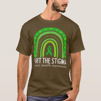 Camiseta Luta Contra A Consciência Mental Do Estigma, Mês G