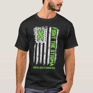 Camiseta Luta Contra A Estigma Saúde Mental Importa Saúde M