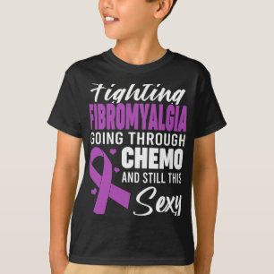 Camiseta Luta Contra A Fibromialgia Através Da Quimioterapi