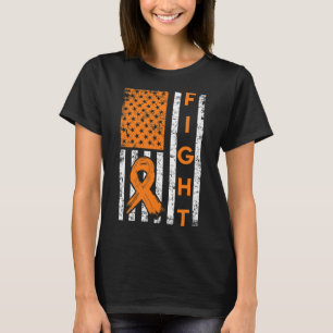 Camiseta Luta contra a Leucemia da Faixa Laranja dos EUA