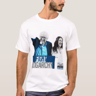 Camiseta Luta Contra A Oligarchy Bern & AOC