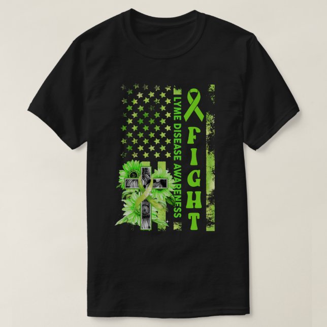 Camiseta Luta contra a peste dos EUA (Frente do Design)