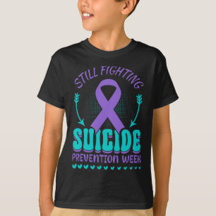 Camiseta Luta contra a prevenção do suicídio - Roxo