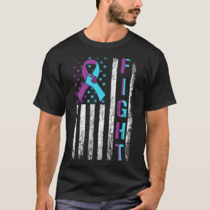 Camiseta Luta contra a prevenção suicida Sensibilização par
