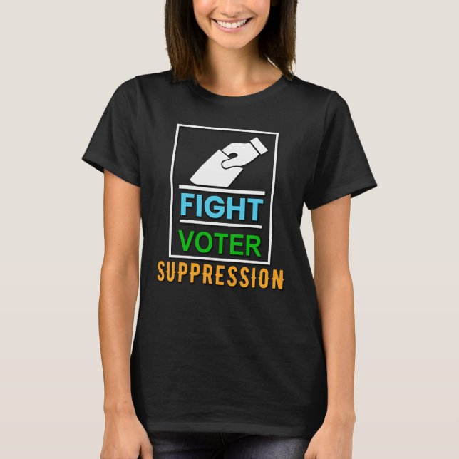 Camiseta Luta contra a repressão eleitoral - Design eleitor (Frente)