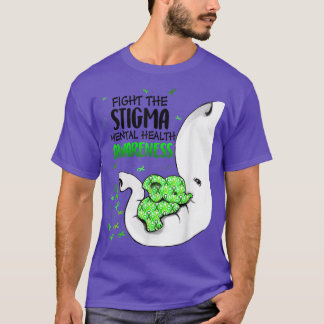 Camiseta Luta Contra A Saúde Mental Estigma, Sensibilização