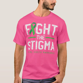 Camiseta Luta Contra A Saúde Mental Estigma, Sensibilização