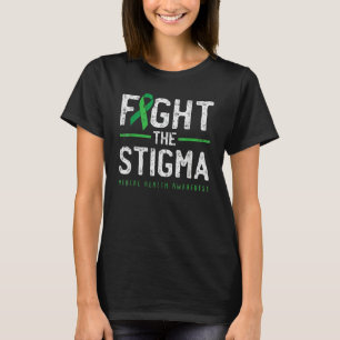 Camiseta Luta Contra A Saúde Mental Estigma, Sensibilização