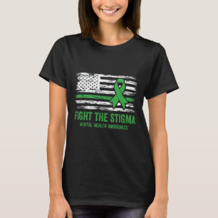 Camiseta Luta Contra A Saúde Mental Estigma, Sensibilização