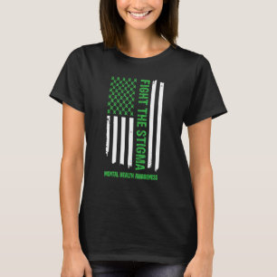 Camiseta Luta Contra A Sensibilização Para A Saúde Mental D