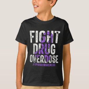 Camiseta Luta Contra A Sobredosagem Com Medicamento Boca Ro