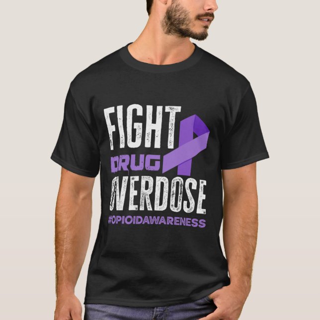 Camiseta Luta Contra A Sobredosagem Com Medicamentos Prurid (Frente)