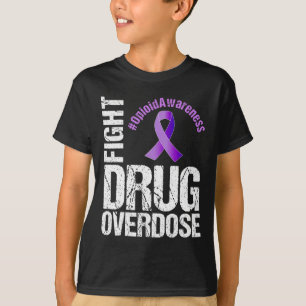 Camiseta Luta Contra A Sobredosagem De Medicamentos Sensibi