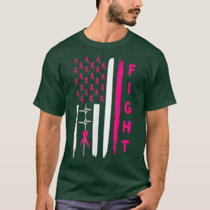 Camiseta Luta Contra A Sobrevivência Da Mama Cancer Da Mama