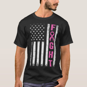 Camiseta Luta Contra A Sobrevivência Da Mama Cancer Da Mama