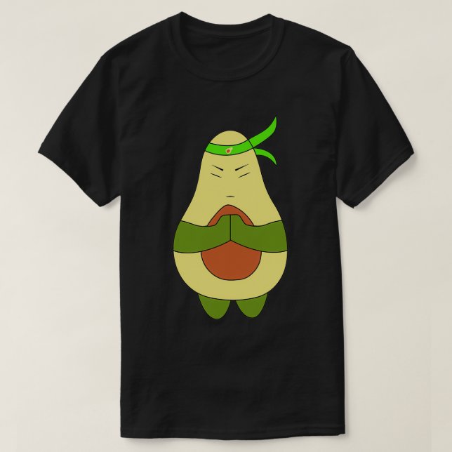 Camiseta Luta contra o abacate 3 (Frente do Design)