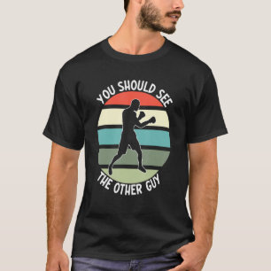 Camiseta Luta Contra O Combate De Boxas Esportivas Você Dev