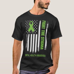 Camiseta Luta Contra O Estigma Pela Consciência Da Saúde Me