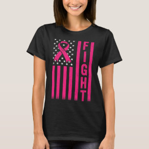 Camiseta Luta contra o guerreiro americano Cancer A