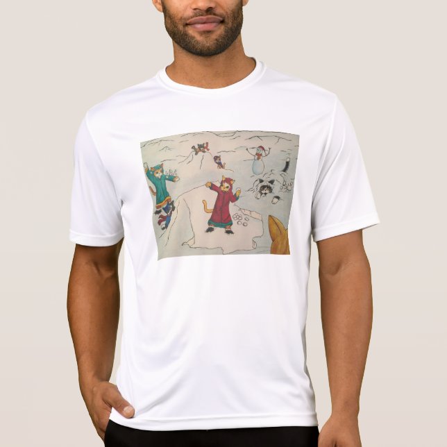 Camiseta Luta da bola de neve (Frente)