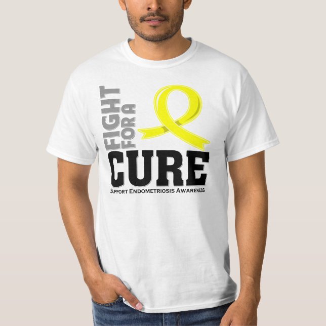 Camiseta Luta da endometriose para uma cura (Frente)