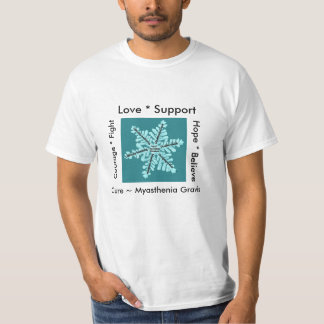 Camiseta Luta da esperança do amor/cura - consciência da