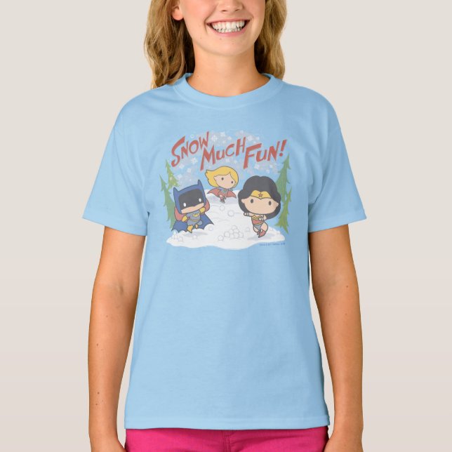 Camiseta Luta da Liga da Justiça Chibi Snowball (Frente)