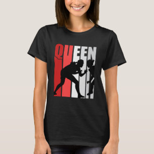 Camiseta Luta das Mulheres Vermelhas Rainha Birthday Forte