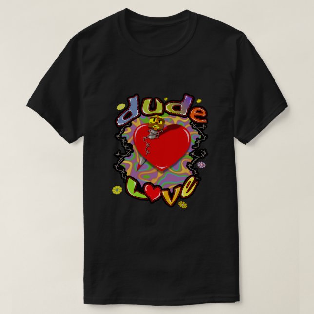 Camiseta Luta de amor (Frente do Design)