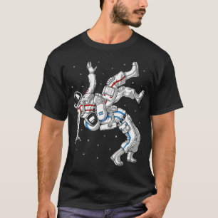 Camiseta Luta de astronautas Jiu Jitsu Judo Martial Arts Wr