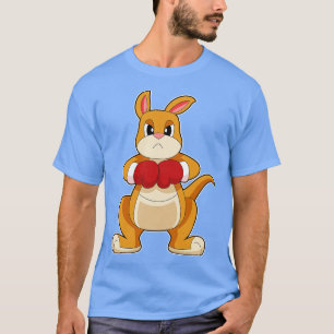 Camiseta Luta de boxe de boxeador canguru Luvas de boxe