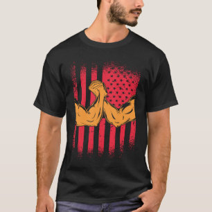 Camiseta Luta de Braço Esporte de Luta de Braço Luta de Pul