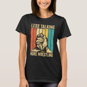 Camiseta Luta de Braço Lutador de Braço Menos Conversa Mais