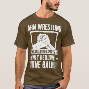 Camiseta Luta de Braços de Homens de Guerra
