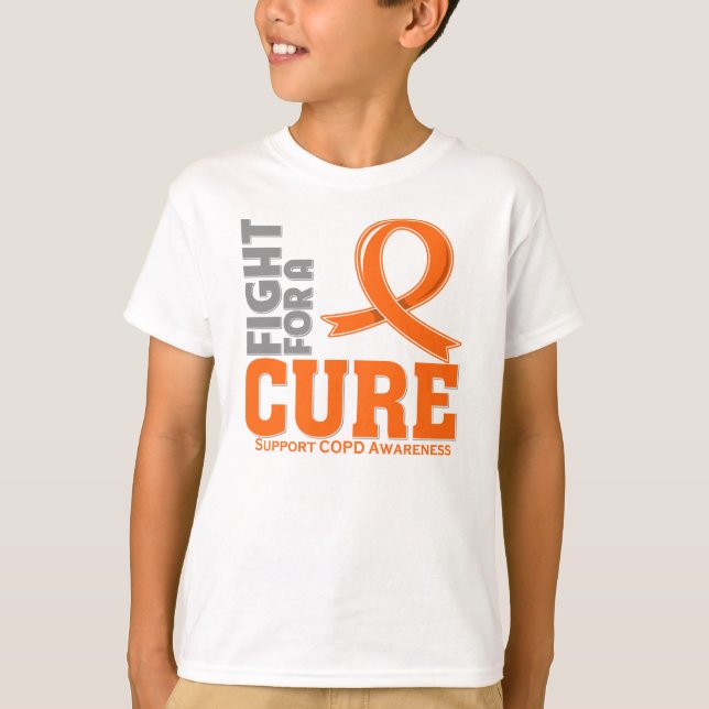 Camiseta Luta de COPD para uma cura (Frente)