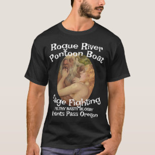 Camiseta Luta de gaiola de barco Pontoon Rogue River