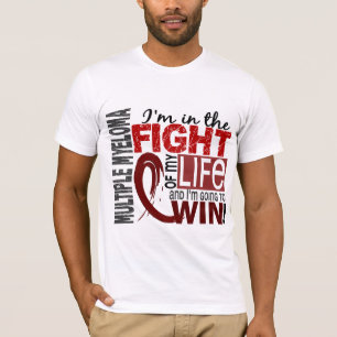Camiseta Luta de meu mieloma múltiplo da vida