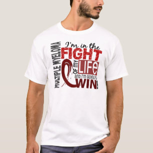 Camiseta Luta de meu mieloma múltiplo da vida