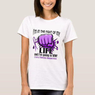 Camiseta Luta de minha fibrose cística da vida 2