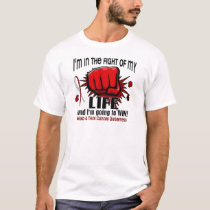 Camiseta Luta de minha vida 2 cancer principal e de pescoç