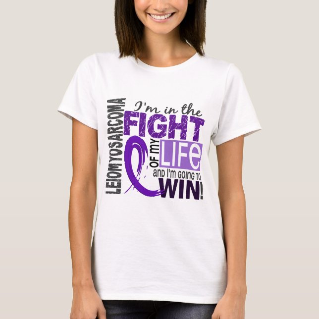 Camiseta Luta de minha vida Leiomyosarcoma (Frente)