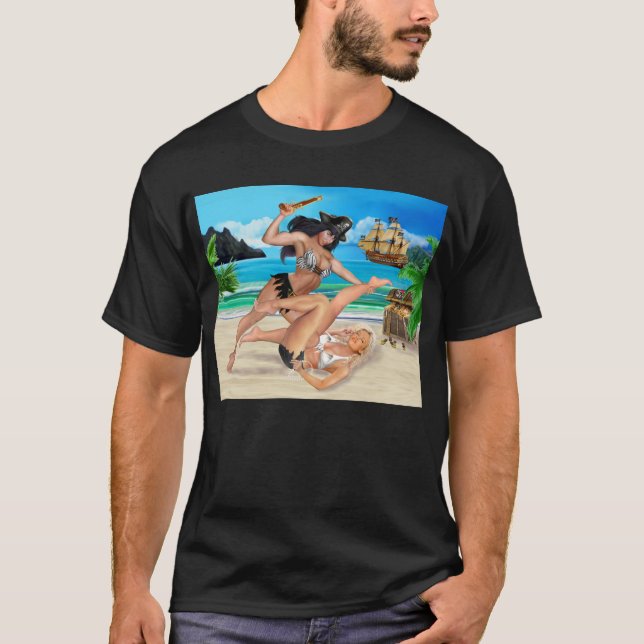 CAMISETA LUTA DE PIRATAS MULHERES (Frente)