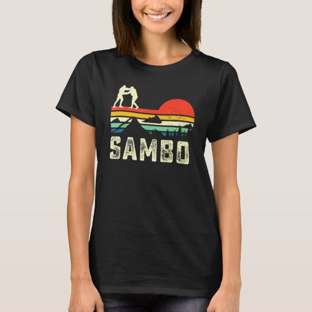 Camiseta Luta de Sambo judo Artes marciais (Frente)
