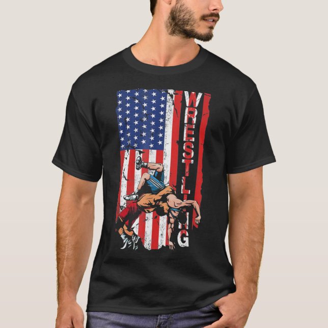 Camiseta Luta de Sinalizador Americano (Frente)
