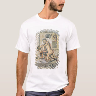 Camiseta Luta de Theseus com o Minotaur